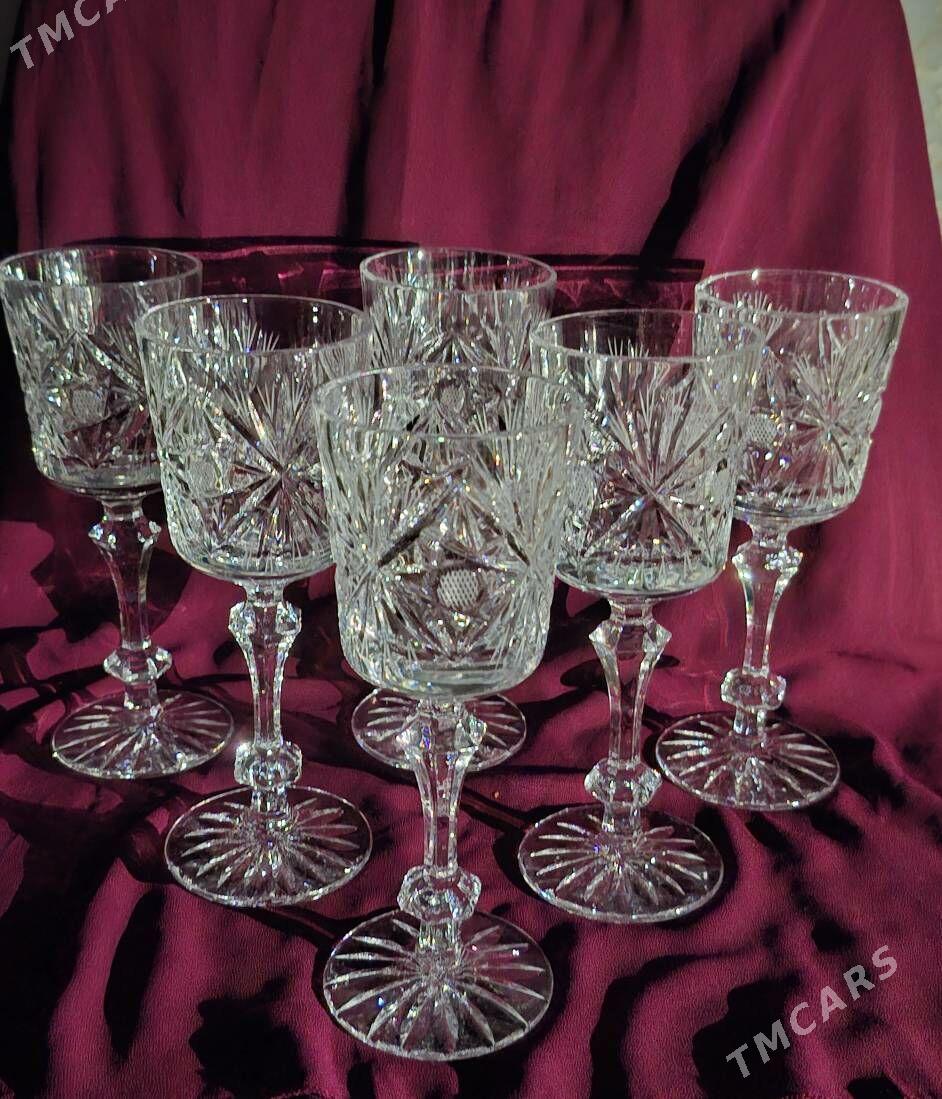 Фужеры хрусталь fuzer hrustal - Aşgabat - img 1