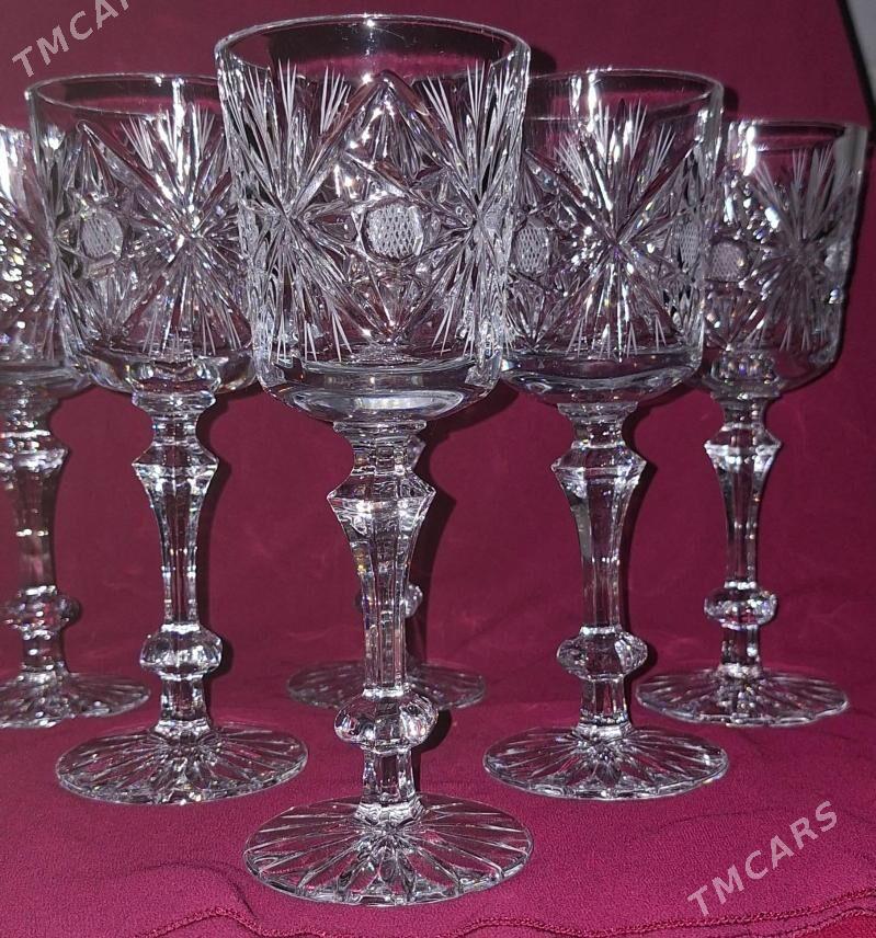 Фужеры хрусталь fuzer hrustal - Aşgabat - img 3