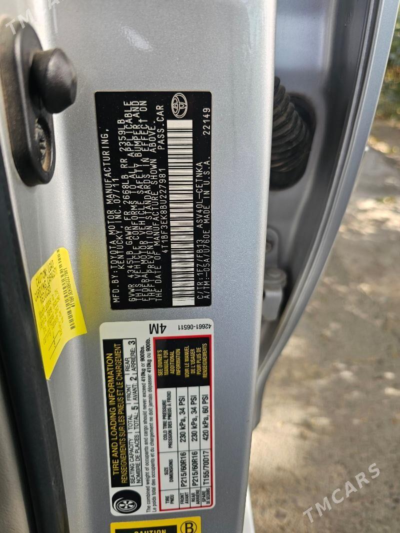 Toyota Camry 2011 - 195 000 TMT - Хитровка - img 8