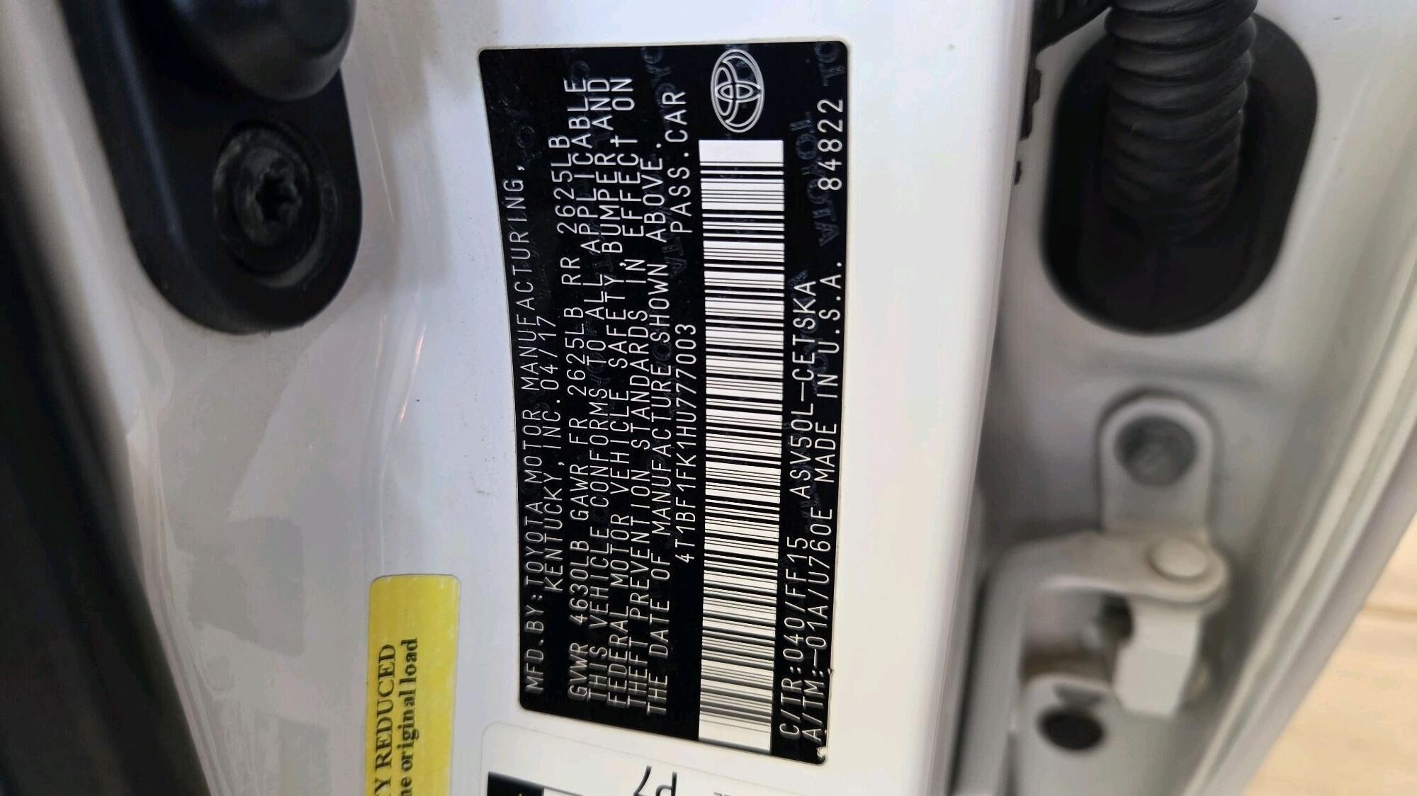 Toyota Camry 2017 - 280 000 TMT - Гёкдепе - img 9