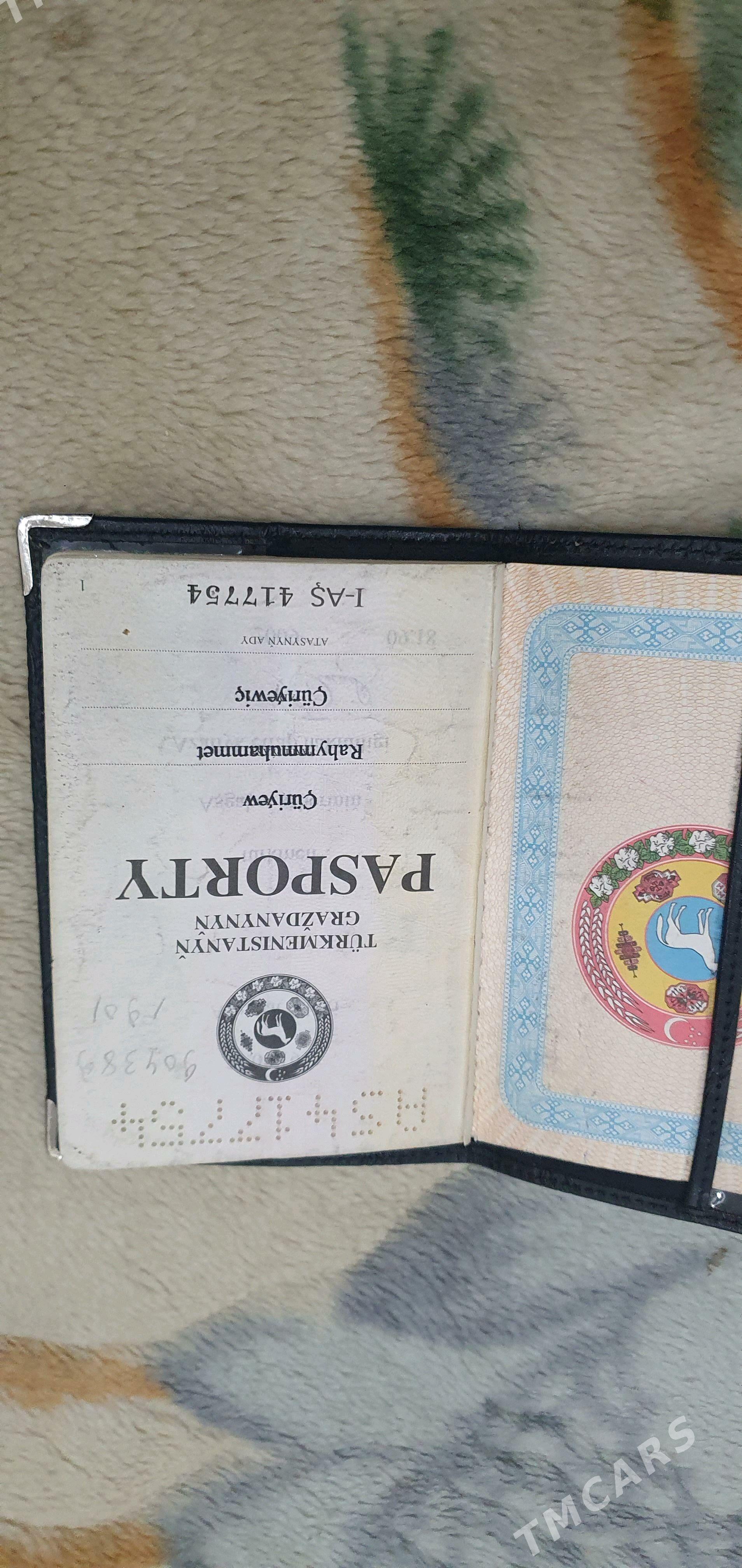 Pasport yitdi - Ашхабад - img 1