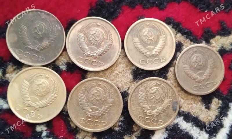 1 копеек СССР монета teññe - Aşgabat - img 2