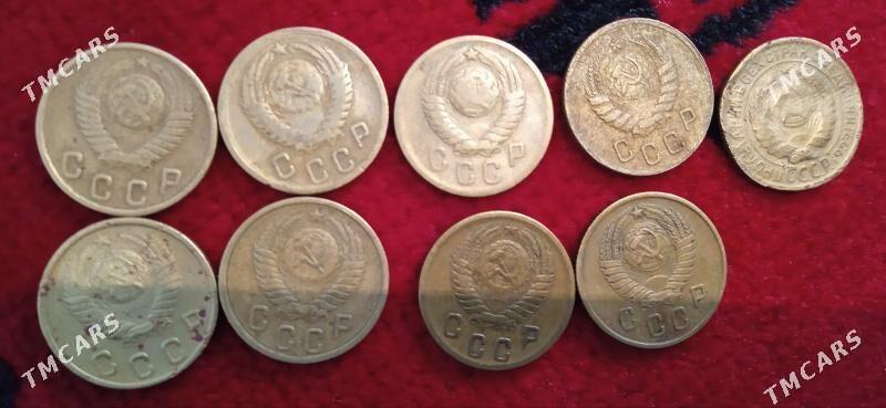 2 копеек СССР монета teññe - Aşgabat - img 9