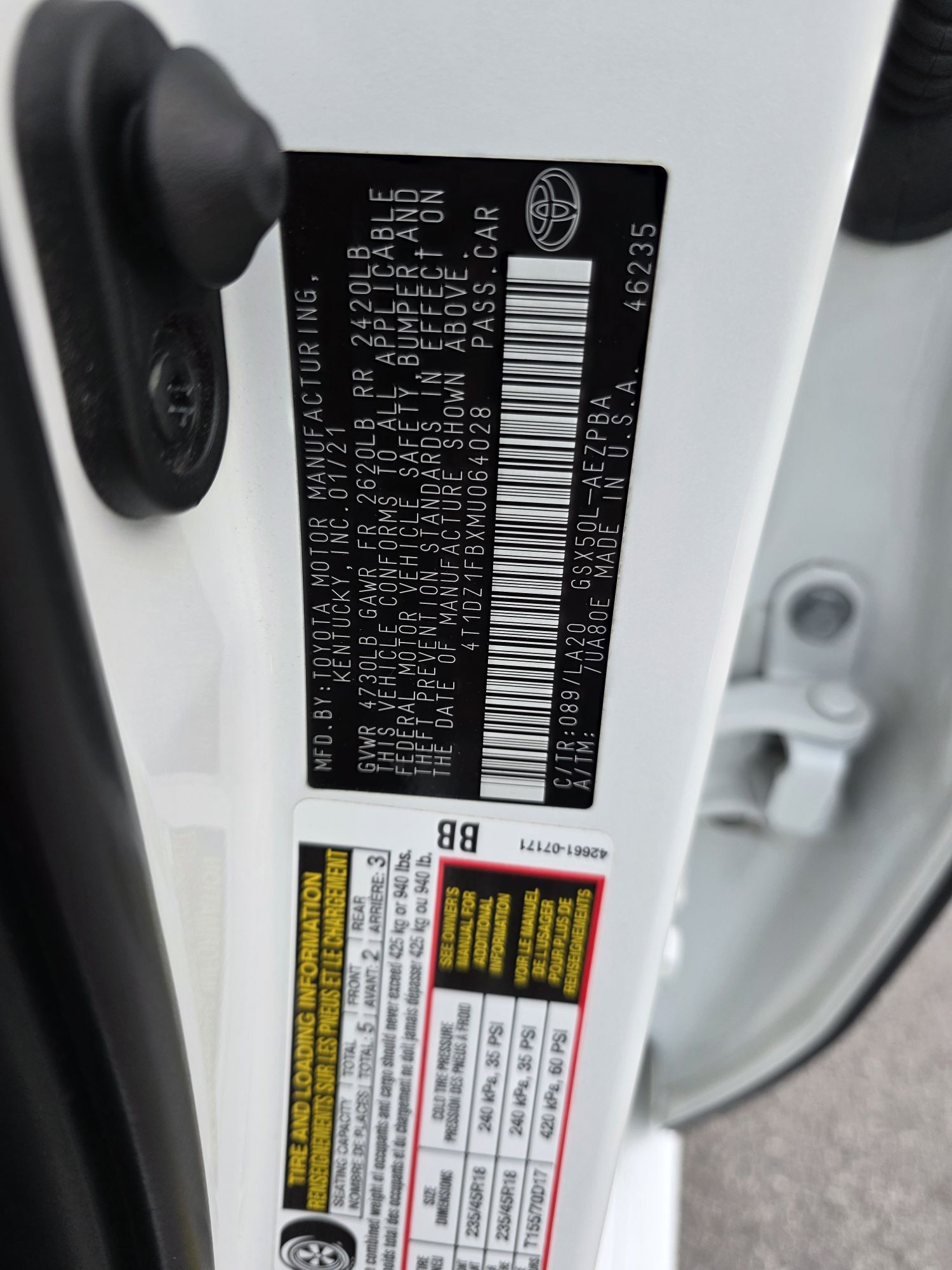 Toyota Avalon 2021 - 570 000 TMT - Ашхабад - img 9