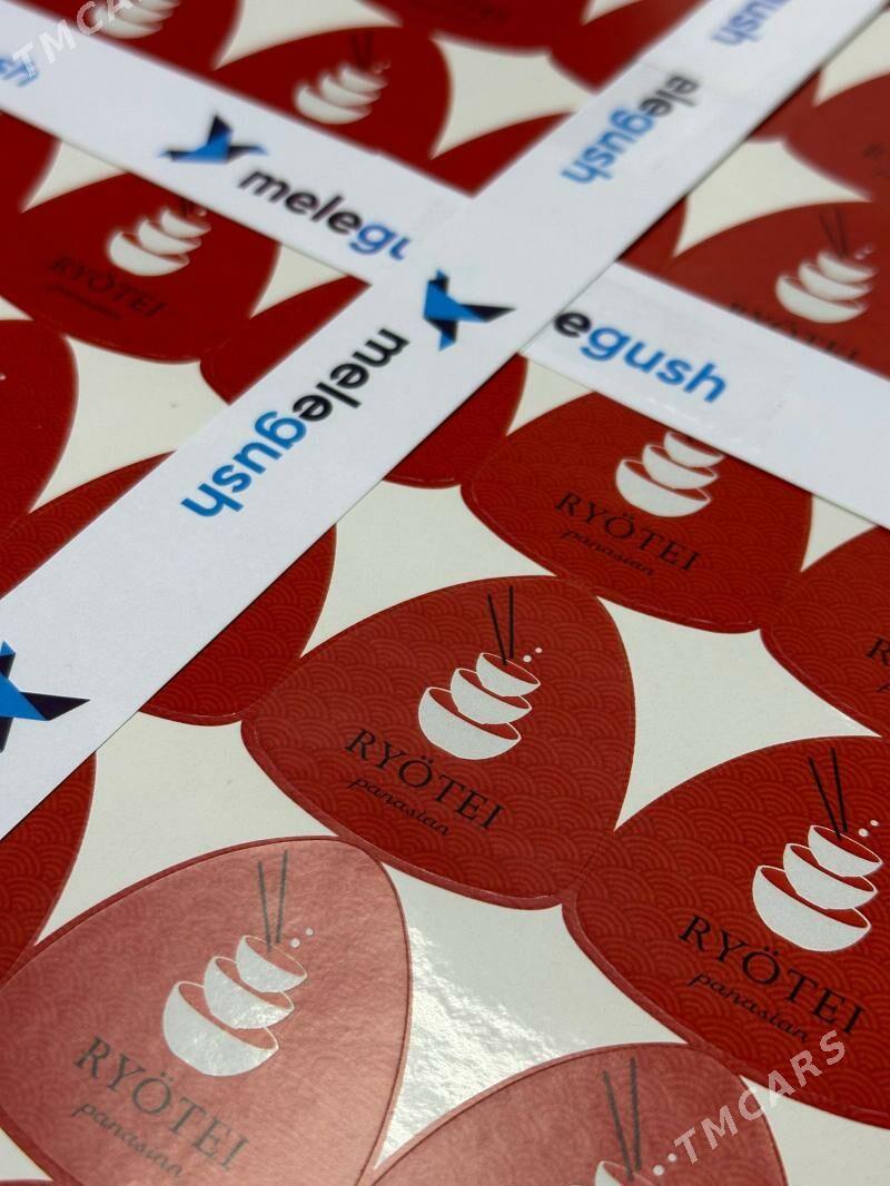 etiketka,nakleýka,kagyz,wizitka,paket,karton paket - Aşgabat - img 2