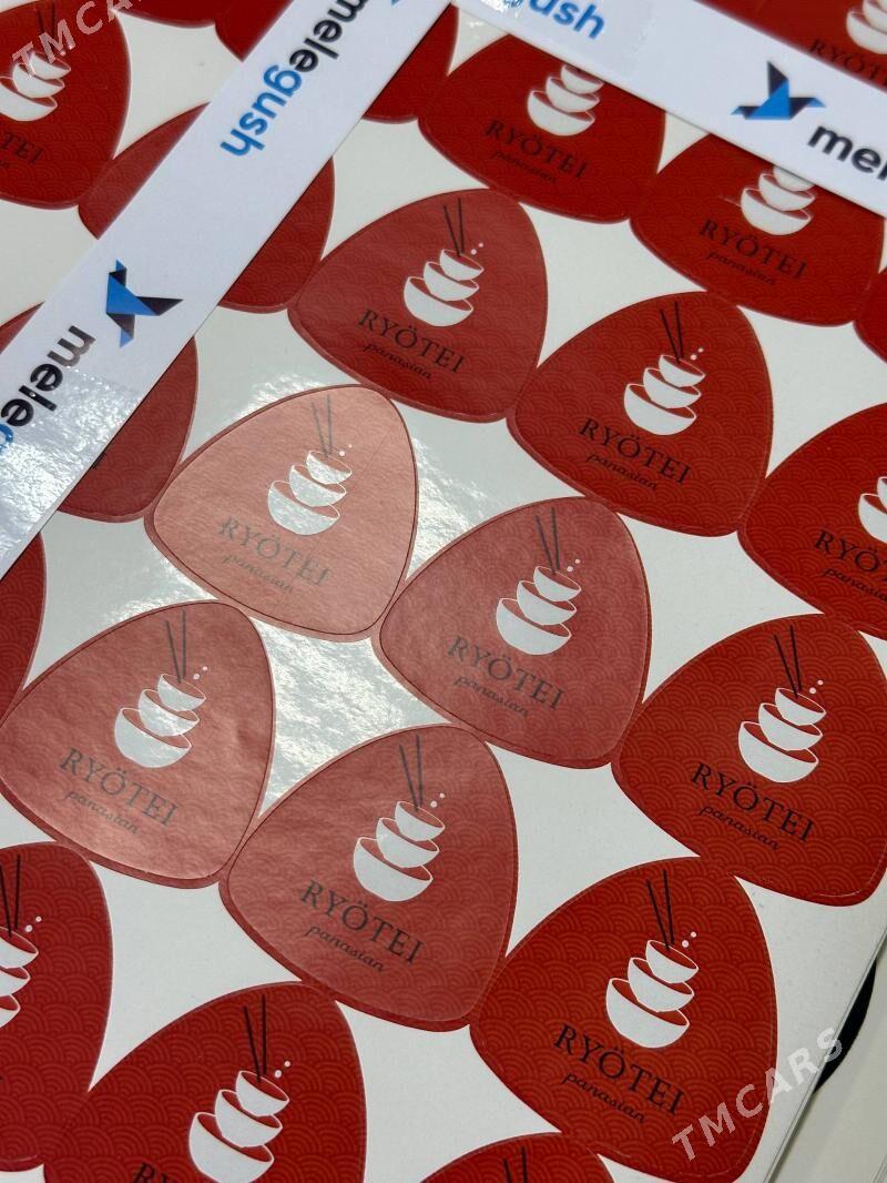 etiketka,nakleýka,kagyz,wizitka,paket,karton paket - Aşgabat - img 5