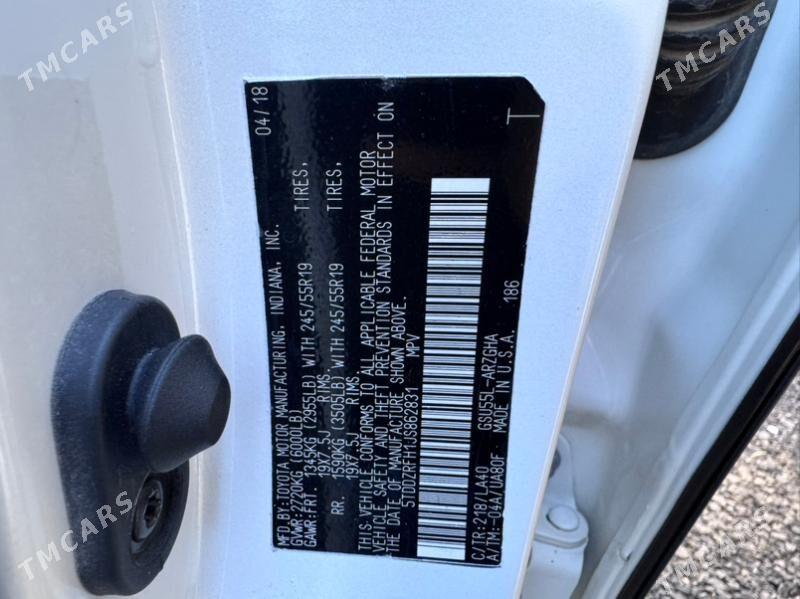 Toyota Highlander 2018 - 435 000 TMT - Туркменабат - img 4