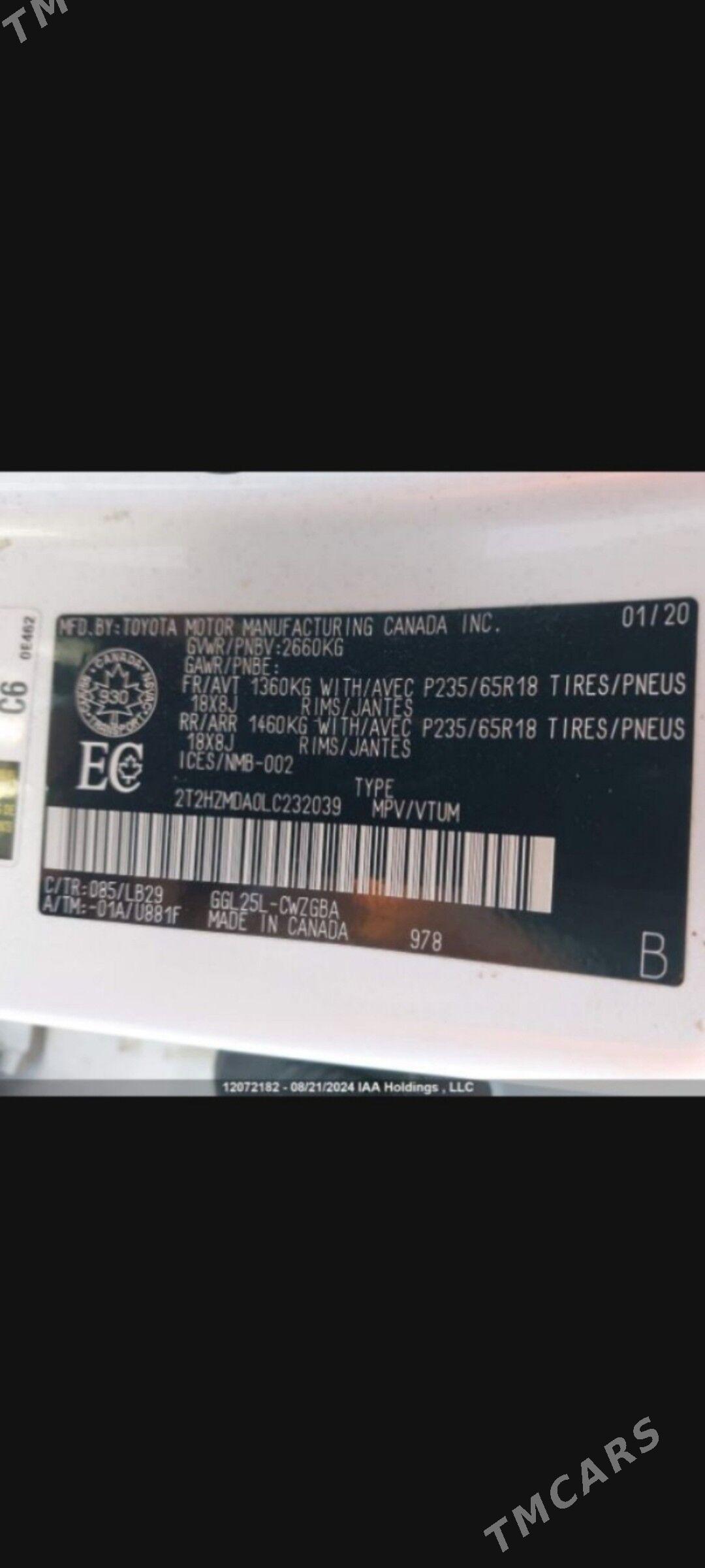 Lexus RX 350 2020 - 650 000 TMT - Arzuw - img 2