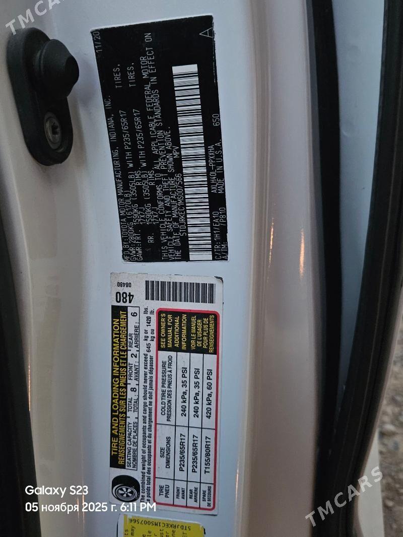 Toyota Sienna 2022 - 480 000 TMT - Tejen - img 10