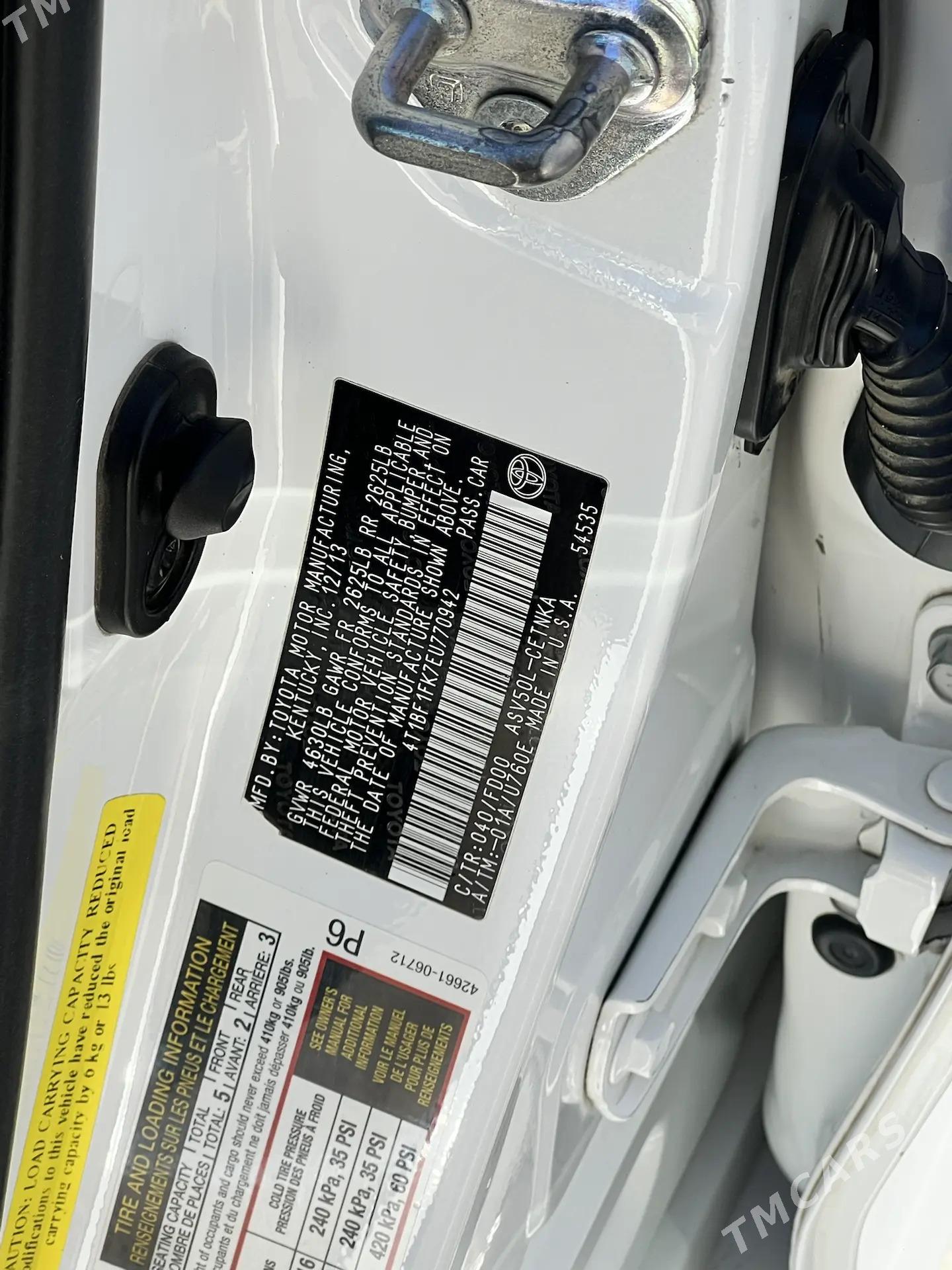 Toyota Camry 2013 - 219 000 TMT - Gumdag - img 9