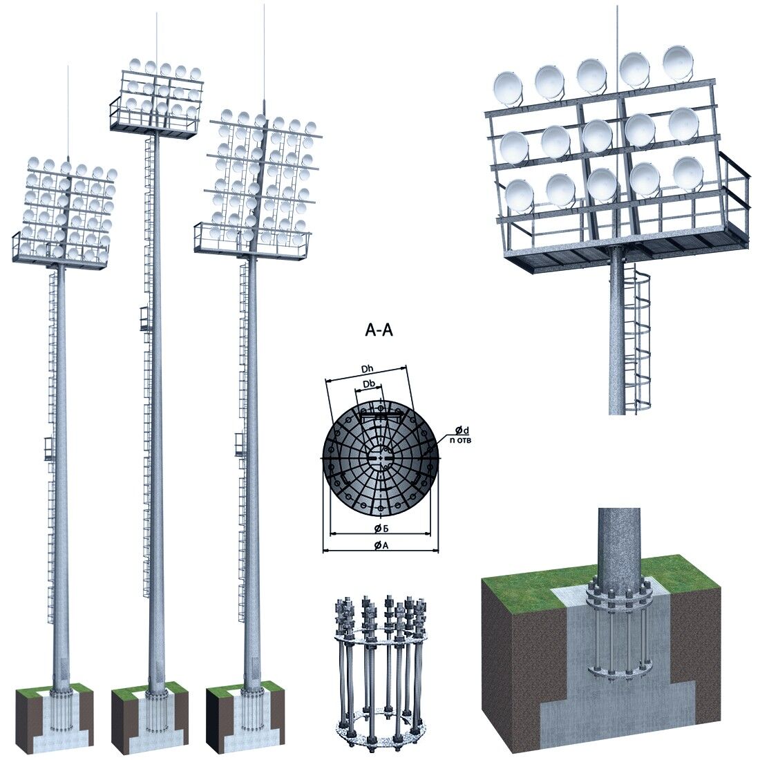 Tarsel Фонарные столбы для ста - Ашхабад - img 3