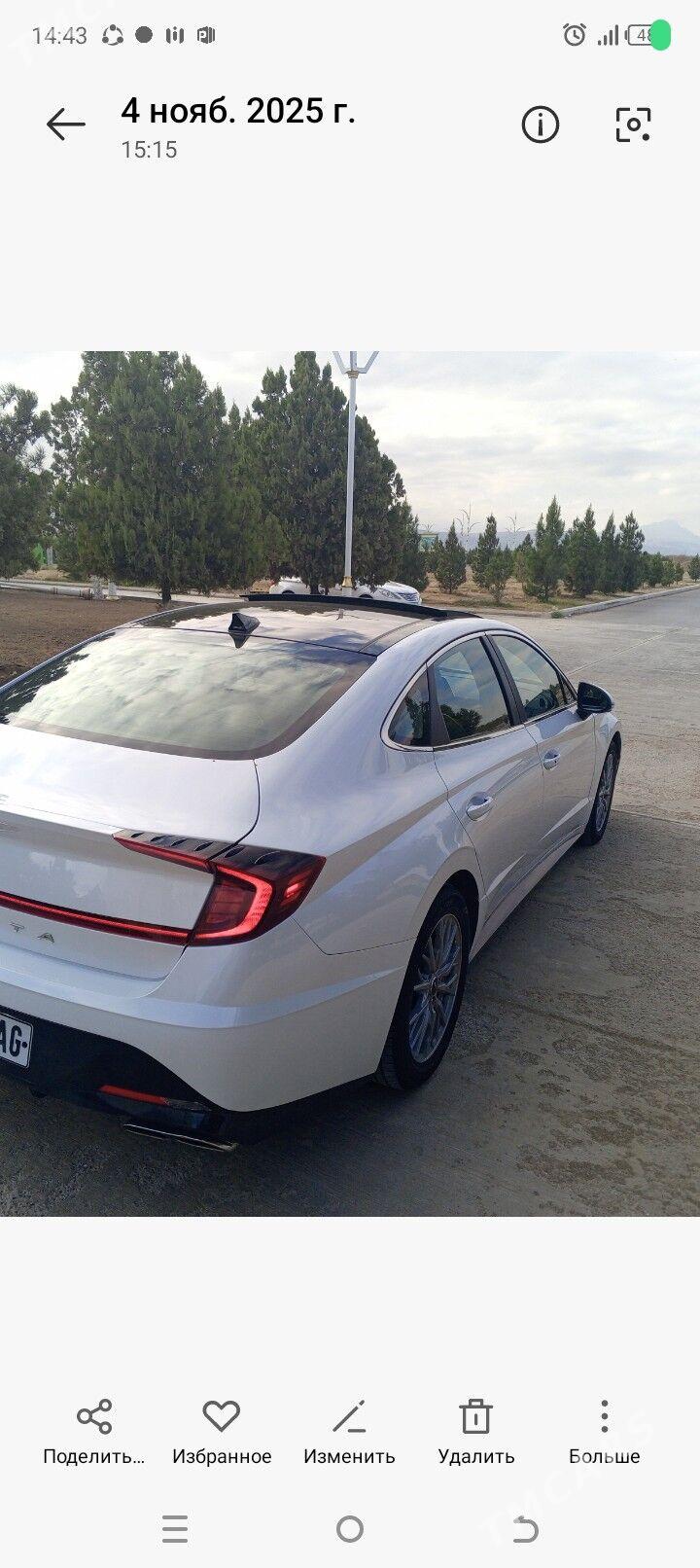 Hyundai Sonata 2020 - 320 000 TMT - Podwoýski köç. (Bitarap Türkmenistan şaýoly) - img 6