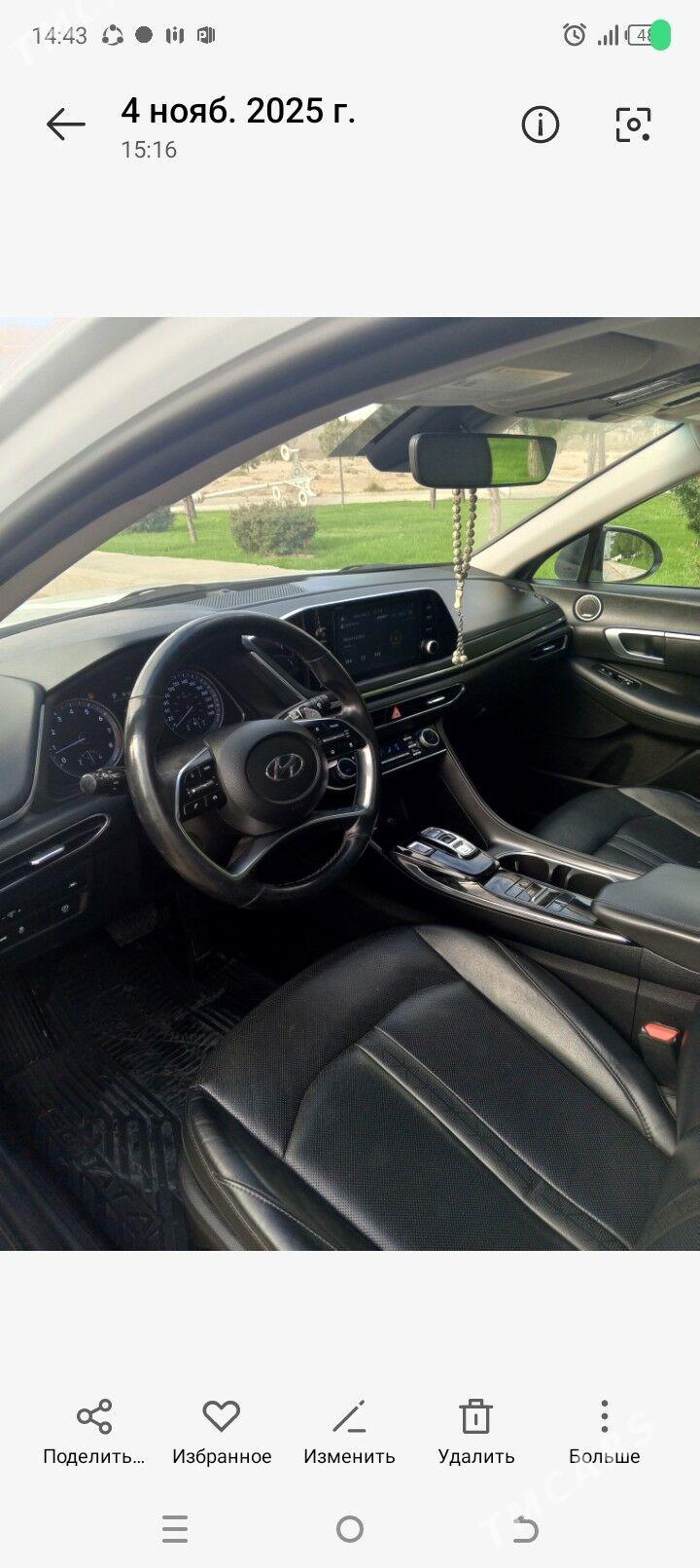 Hyundai Sonata 2020 - 320 000 TMT - Podwoýski köç. (Bitarap Türkmenistan şaýoly) - img 4