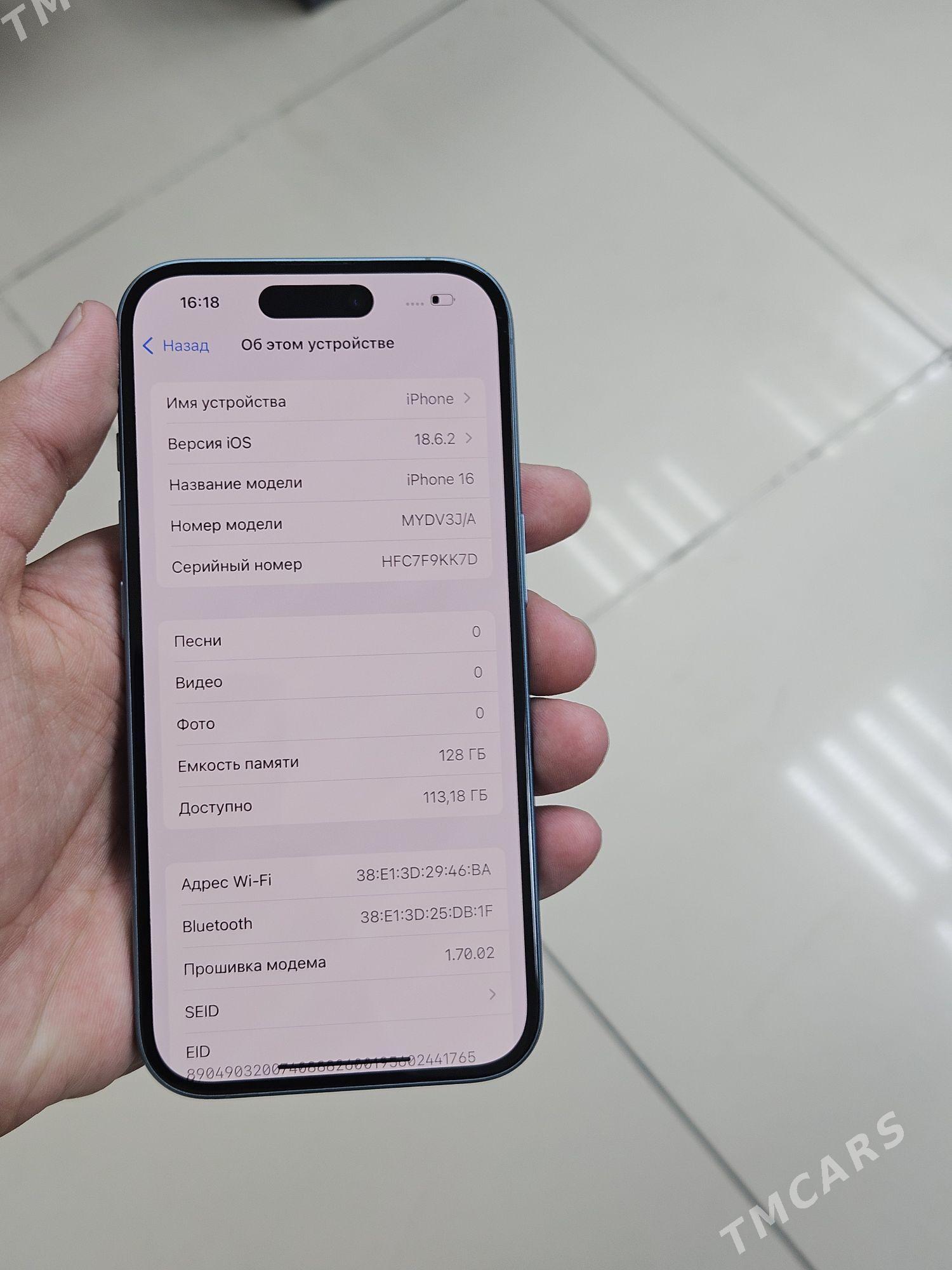 Iphone 16 128gb - Ашхабад - img 6