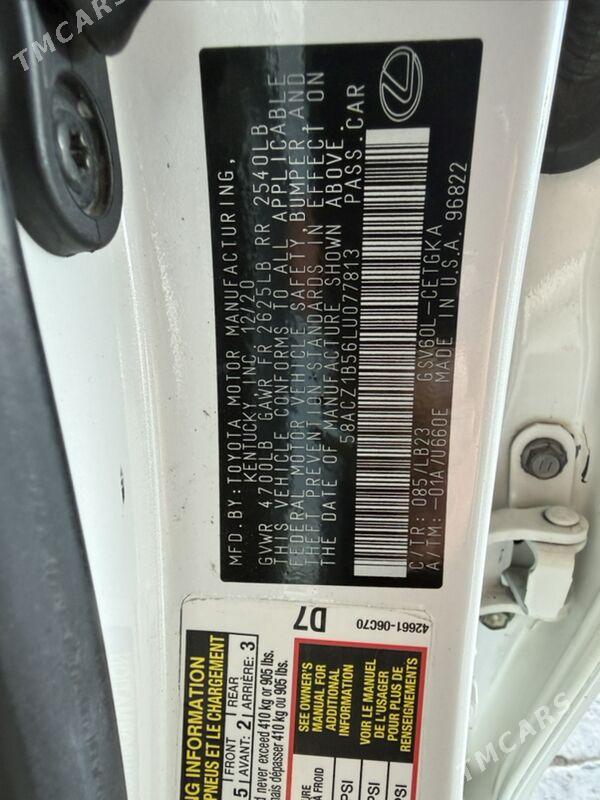 Lexus ES 350 2021 - 429 000 TMT - Ашхабад - img 9