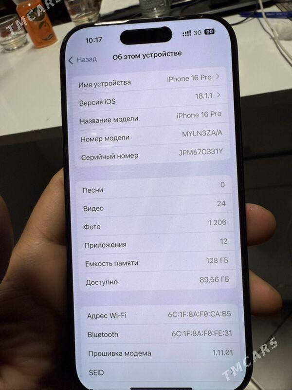 Iphone 16 Pro ZA/A - Ашхабад - img 8