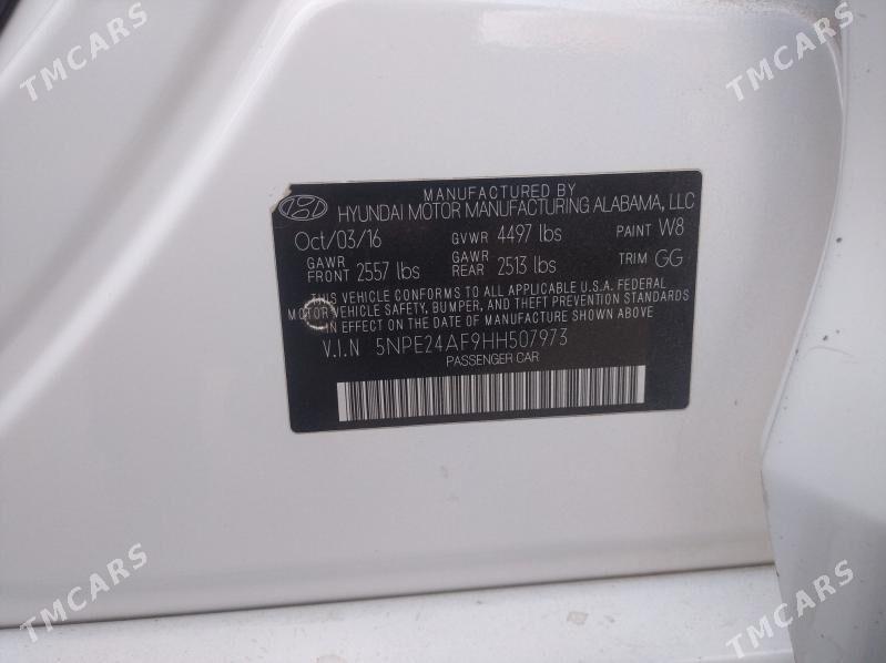 Hyundai Sonata 2016 - 180 000 TMT - Daşoguz - img 8