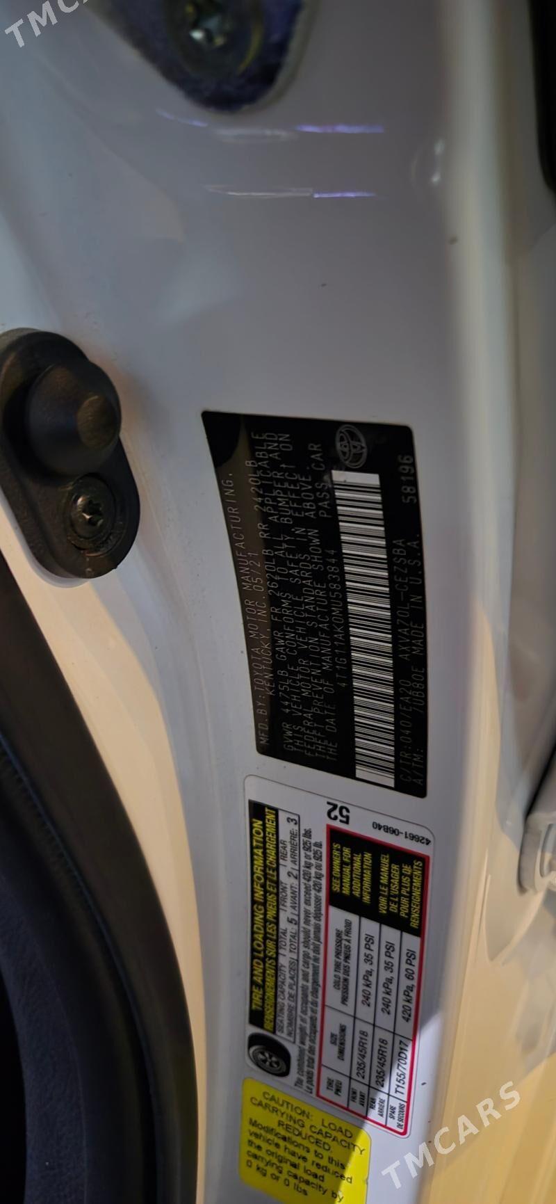 Toyota Camry 2021 - 336 000 TMT - Aşgabat - img 5