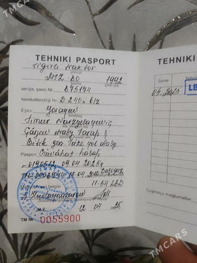 MTZ 80 1992 - 95 000 TMT - Фарап - img 7