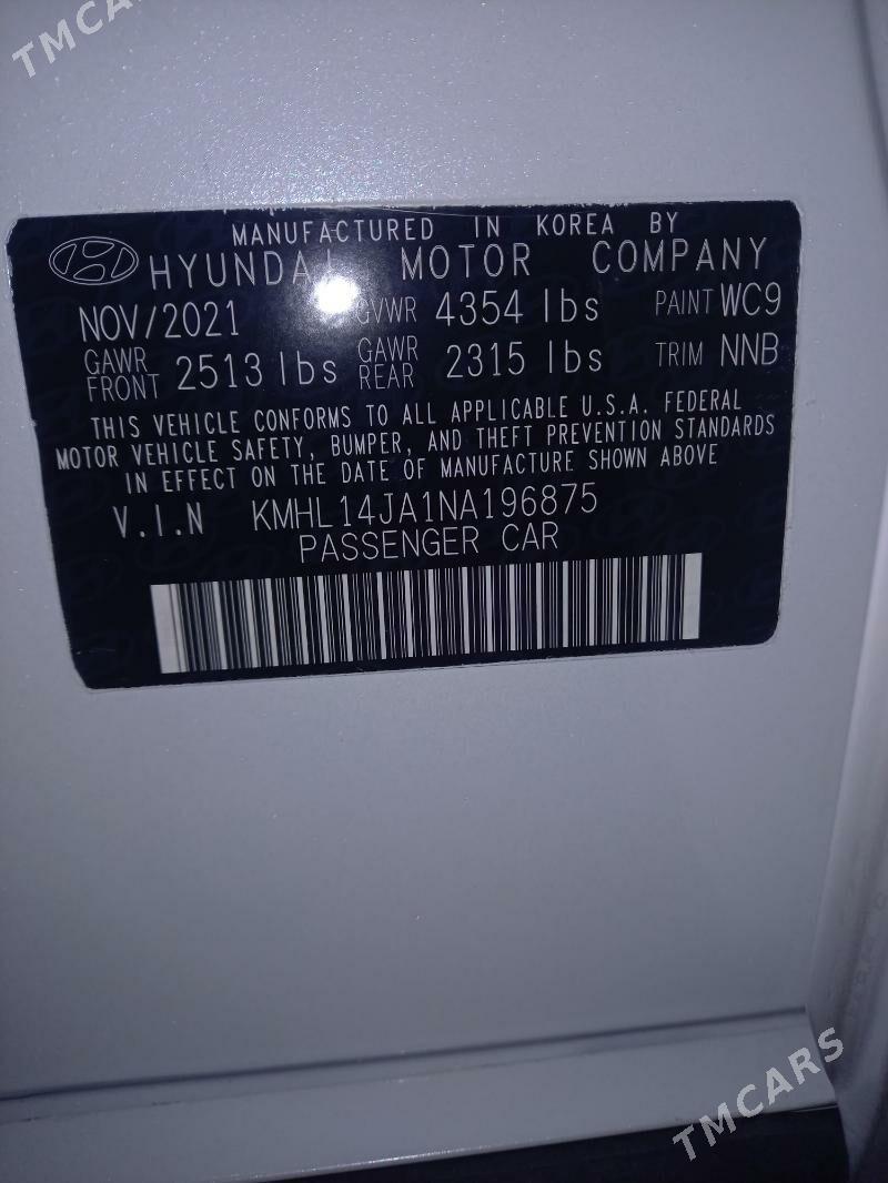 Hyundai Sonata 2022 - 287 000 TMT - Ашхабад - img 6