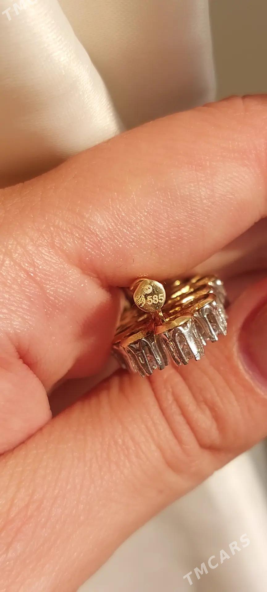 gyzyl Ýerewan sirkon broşka - Hitrowka - img 3