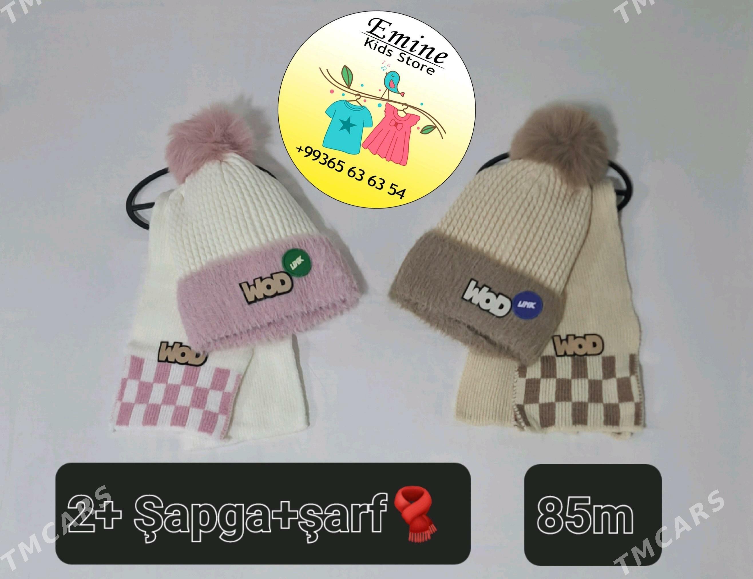 Çaga şapga-şarf-ellikler🧣🧤️ - Кëши - img 2