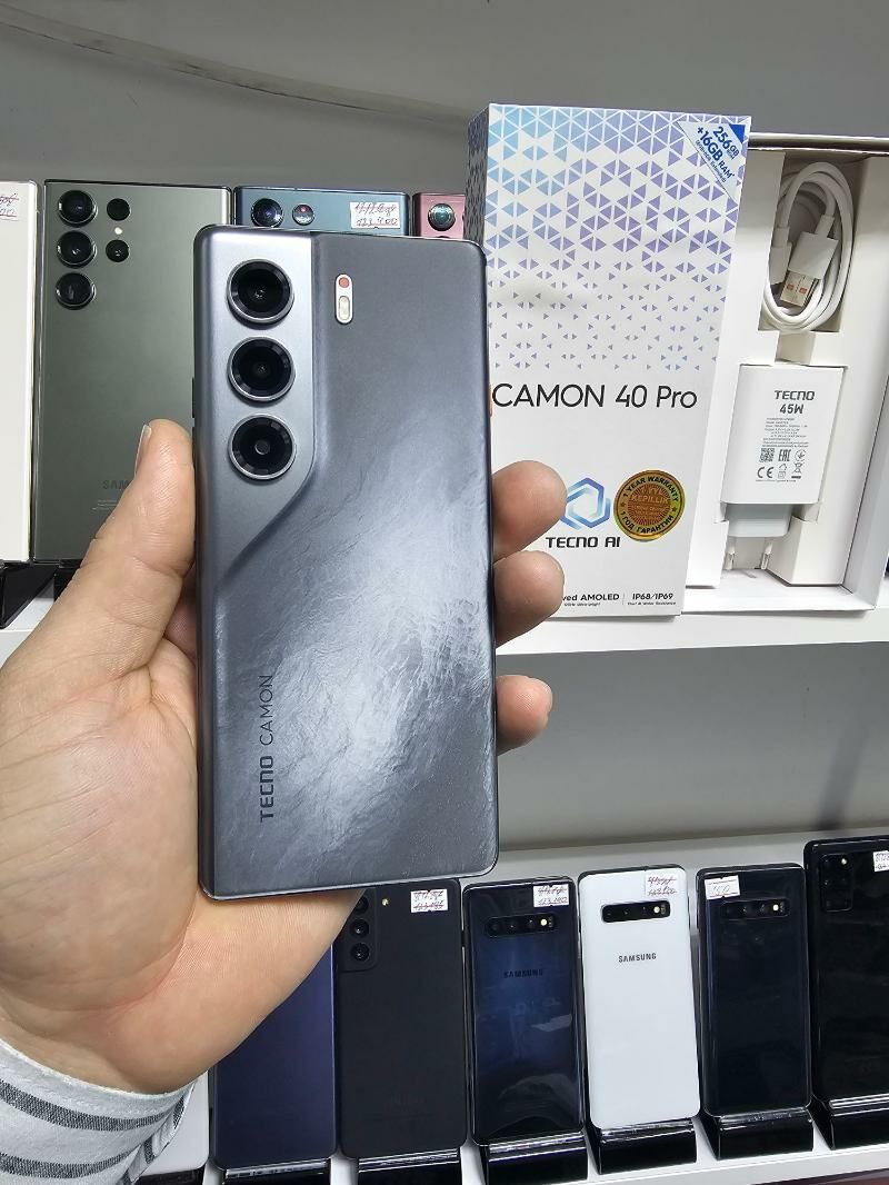 TEHNO CAMON 40 PRO 8/256 GB - Garaşsyzlygyň 15 ýyllygy Söwda Merkezi - img 1