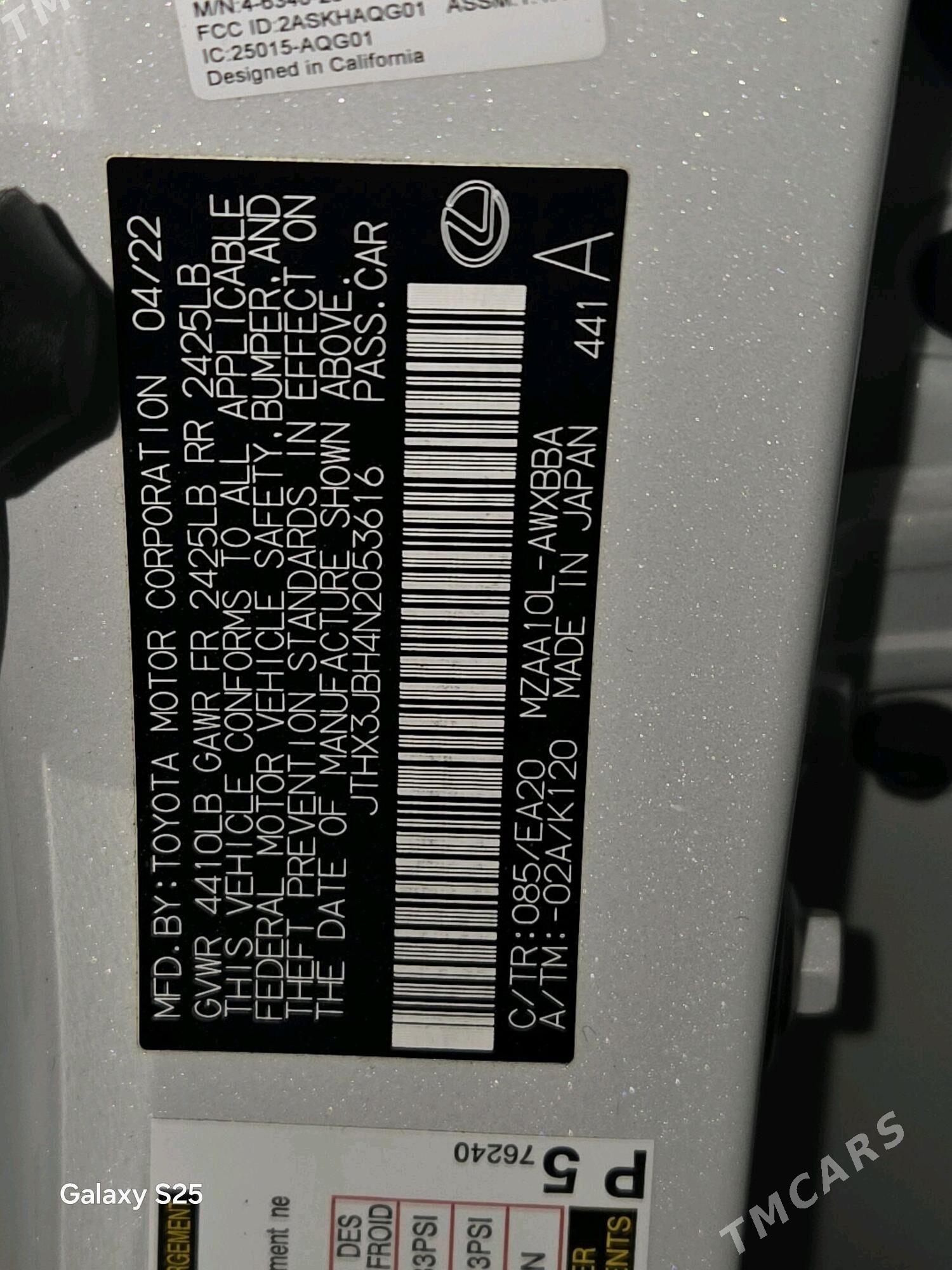 Lexus RX 350 2022 - 330 000 TMT - Мары - img 7