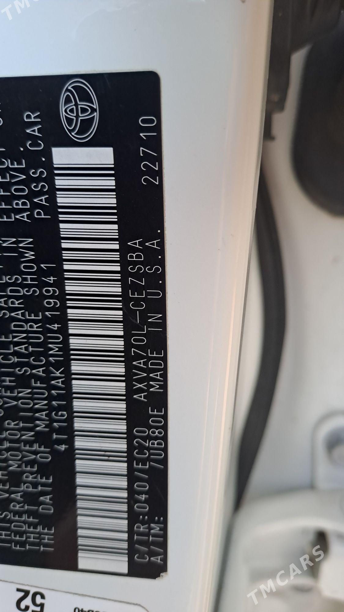 Toyota Camry 2021 - 340 000 TMT - Мары - img 7