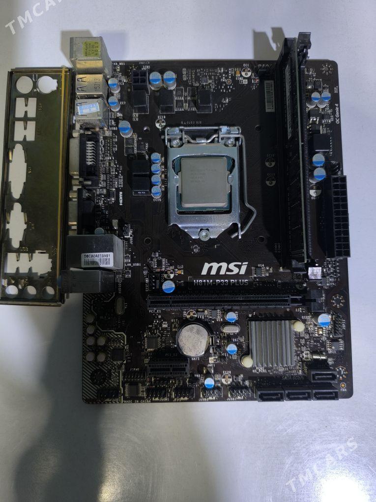 MSI H81 +i3 4pok - Aşgabat - img 1