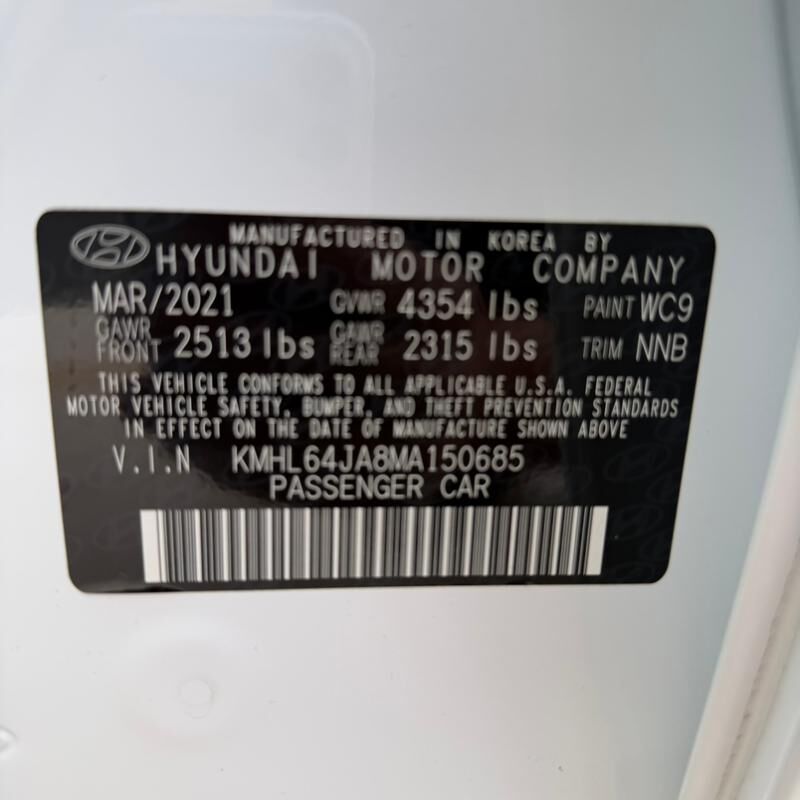Hyundai Sonata 2021 - 295 000 TMT - Aşgabat - img 7
