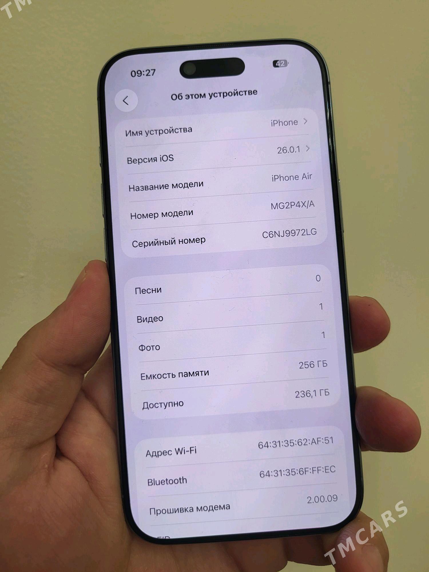 IPhone 17 Air 256gb - Ашхабад - img 5