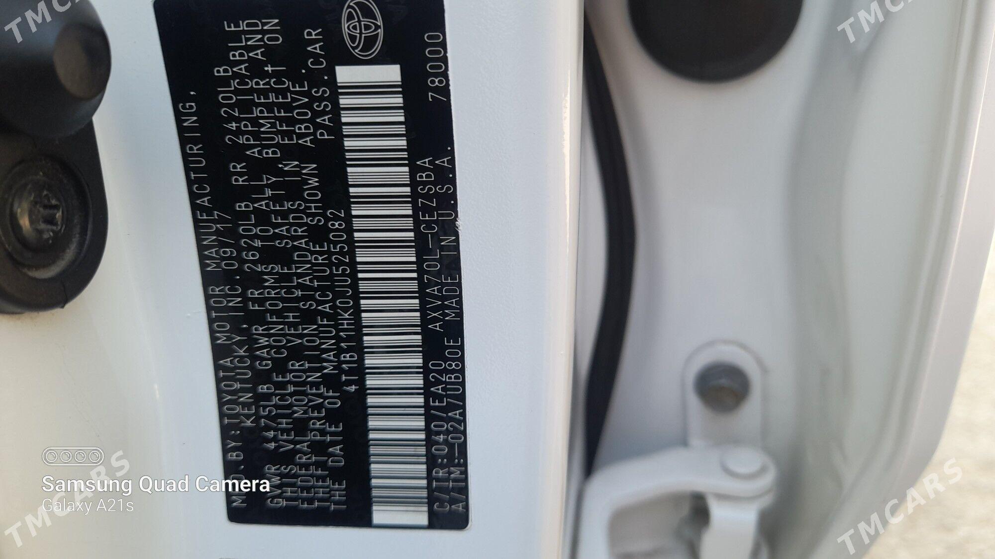 Toyota Camry 2018 - 300 000 TMT - Балканабат - img 8