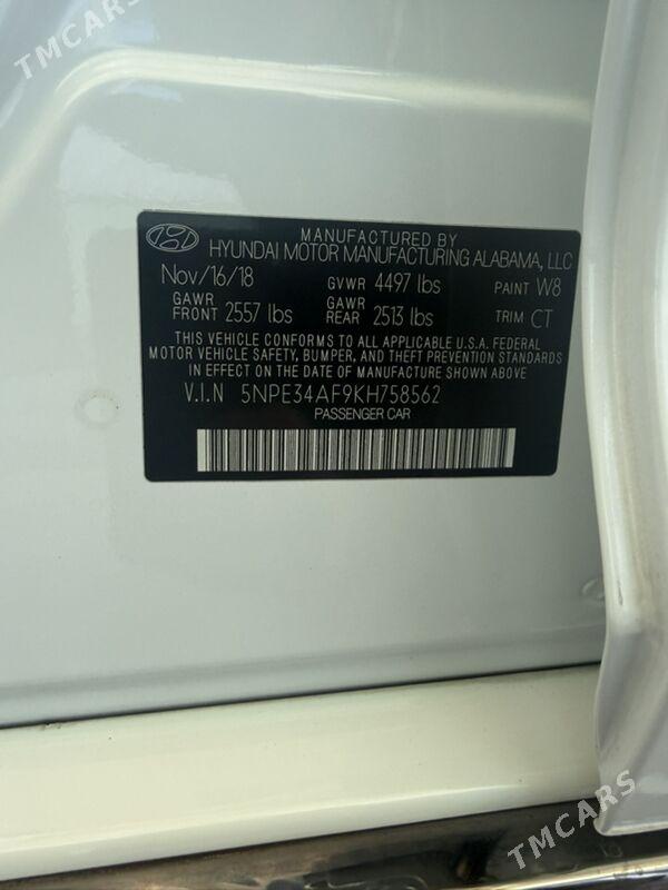 Hyundai Sonata 2018 - 220 000 TMT - Ашхабад - img 4