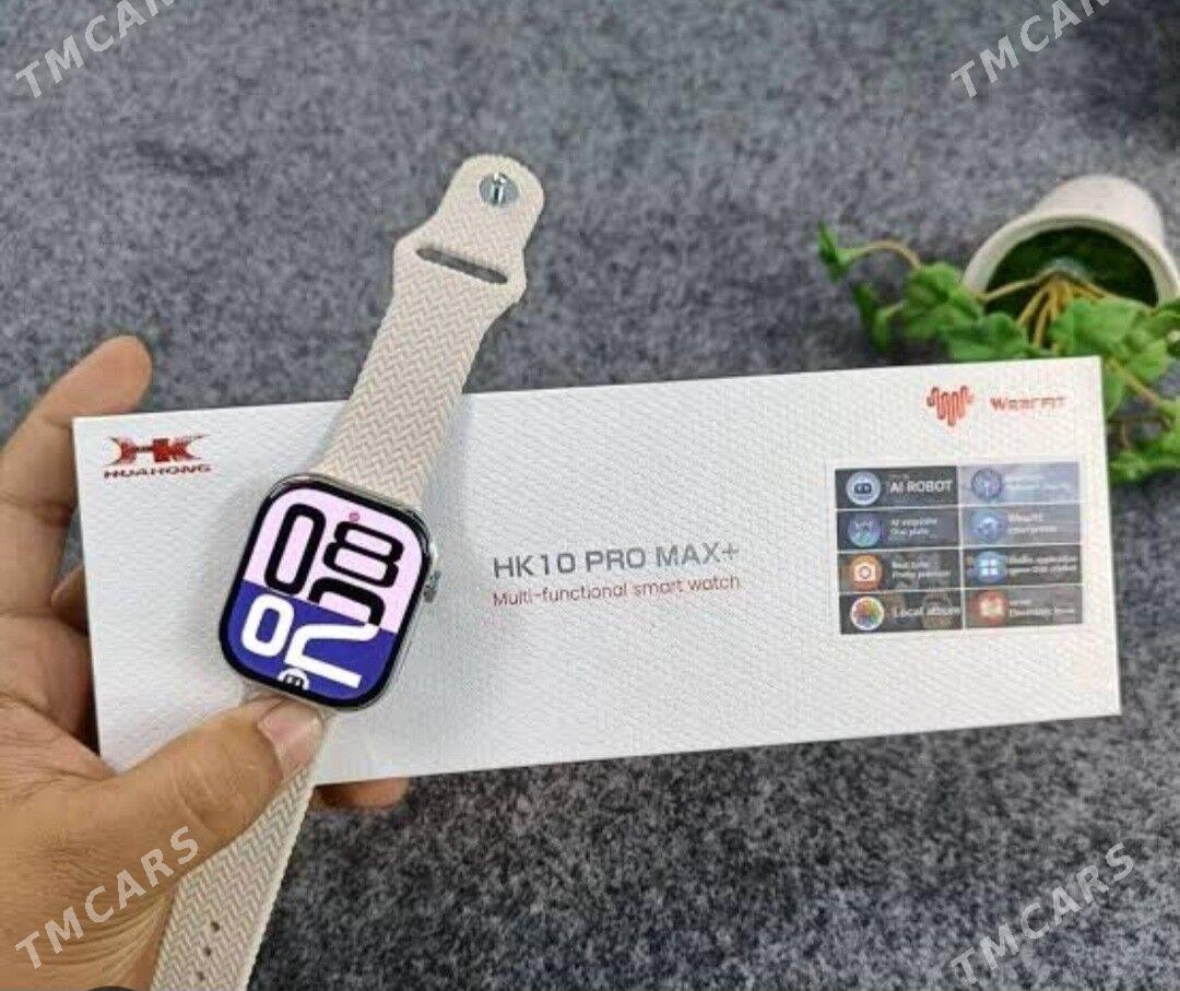 HK 10pro max plus watch sagat - Aşgabat - img 3