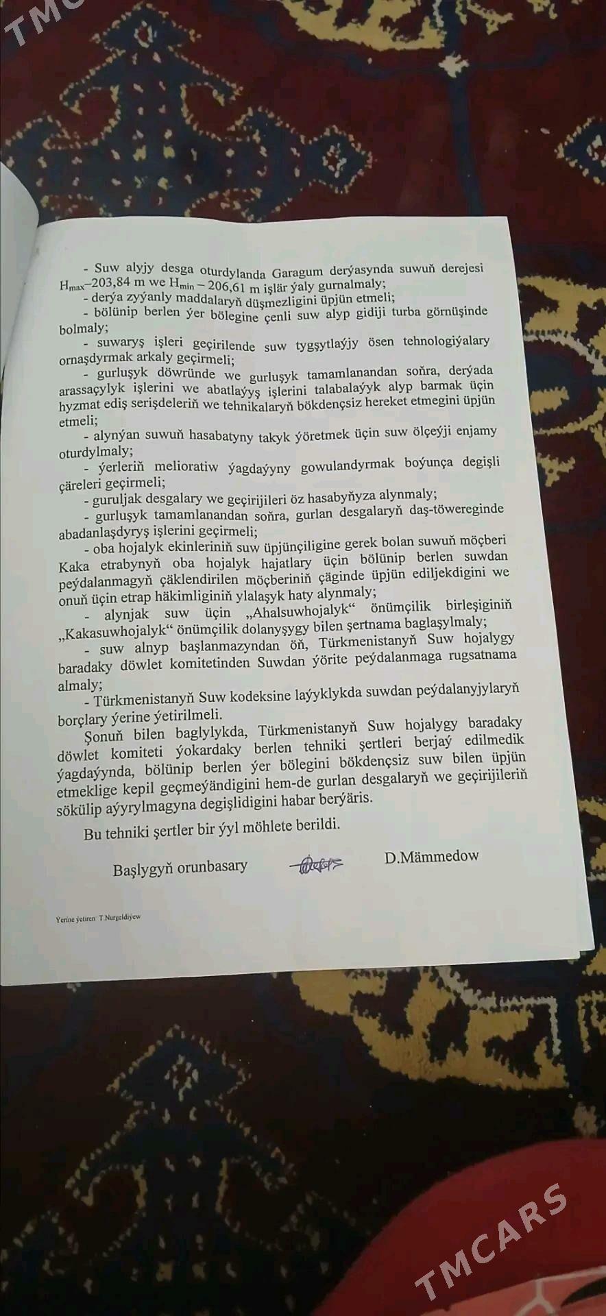 kärende mellek ýer - Kaka - img 3