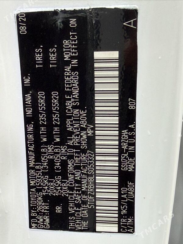 Toyota Highlander 2020 - 660 000 TMT - Mary - img 7