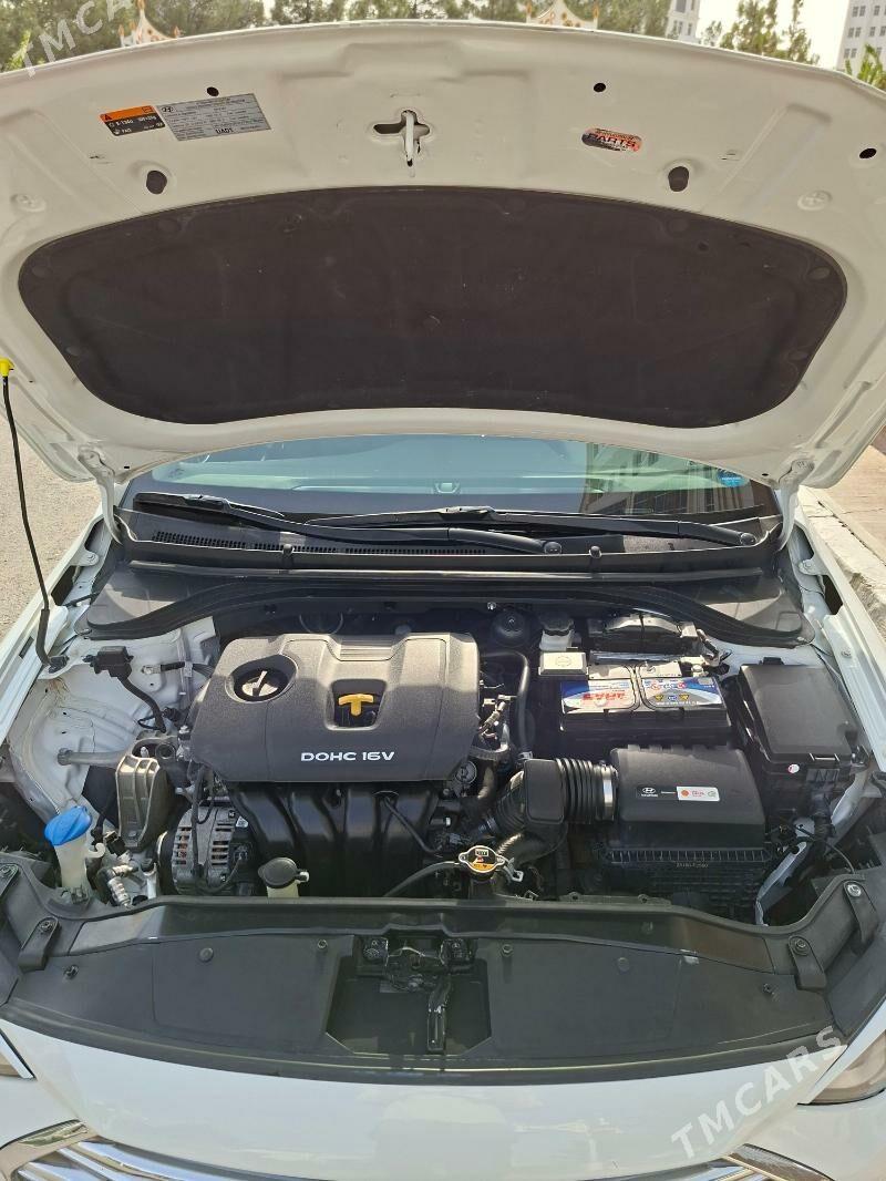 Hyundai Elantra 2017 - 205 000 TMT - ул. Московская (10 йыл абаданчылык ш.) - img 3