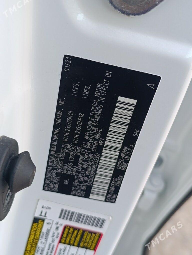 Toyota Highlander 2021 - 510 000 TMT - Мары - img 10