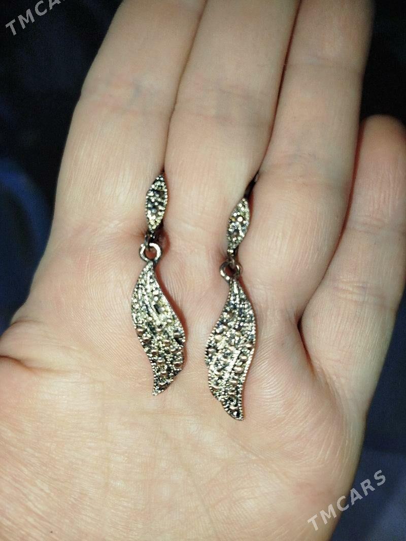 Серебряные серьги - 9 мкр - img 4