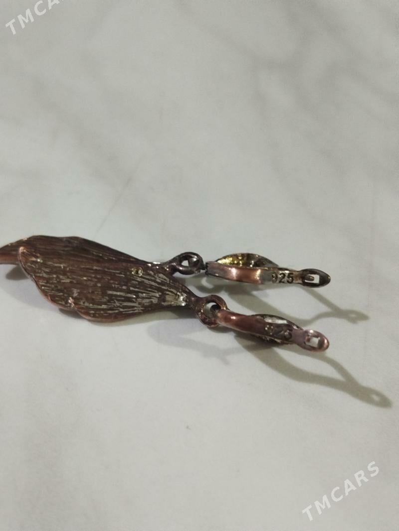 Серебряные серьги - 9 мкр - img 3