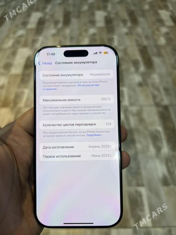 iPhone 16 pro black 128 - Aşgabat - img 2
