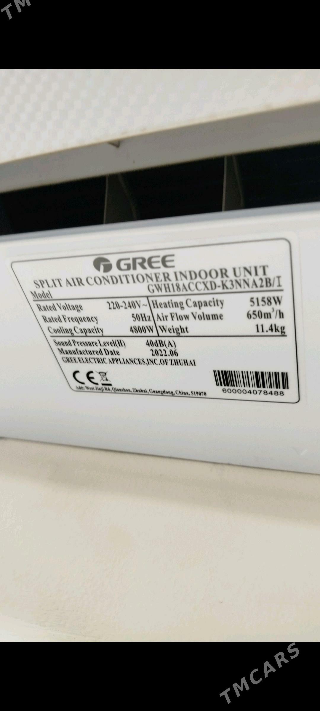 Кондиционер Сплит Gree 60 кв - Ашхабад - img 2