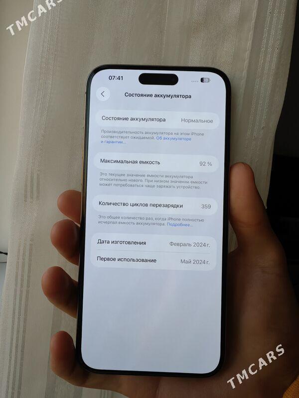 IPhone 15ProMax 512gb - Туркменабат - img 6