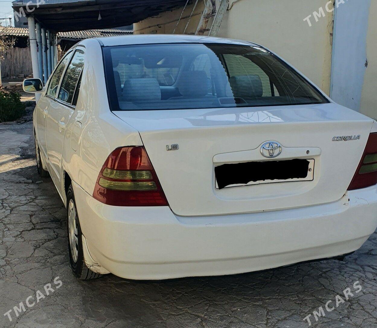 Toyota Corolla 2001 - 87 000 TMT - Ак-Бугдайский этрап - img 1