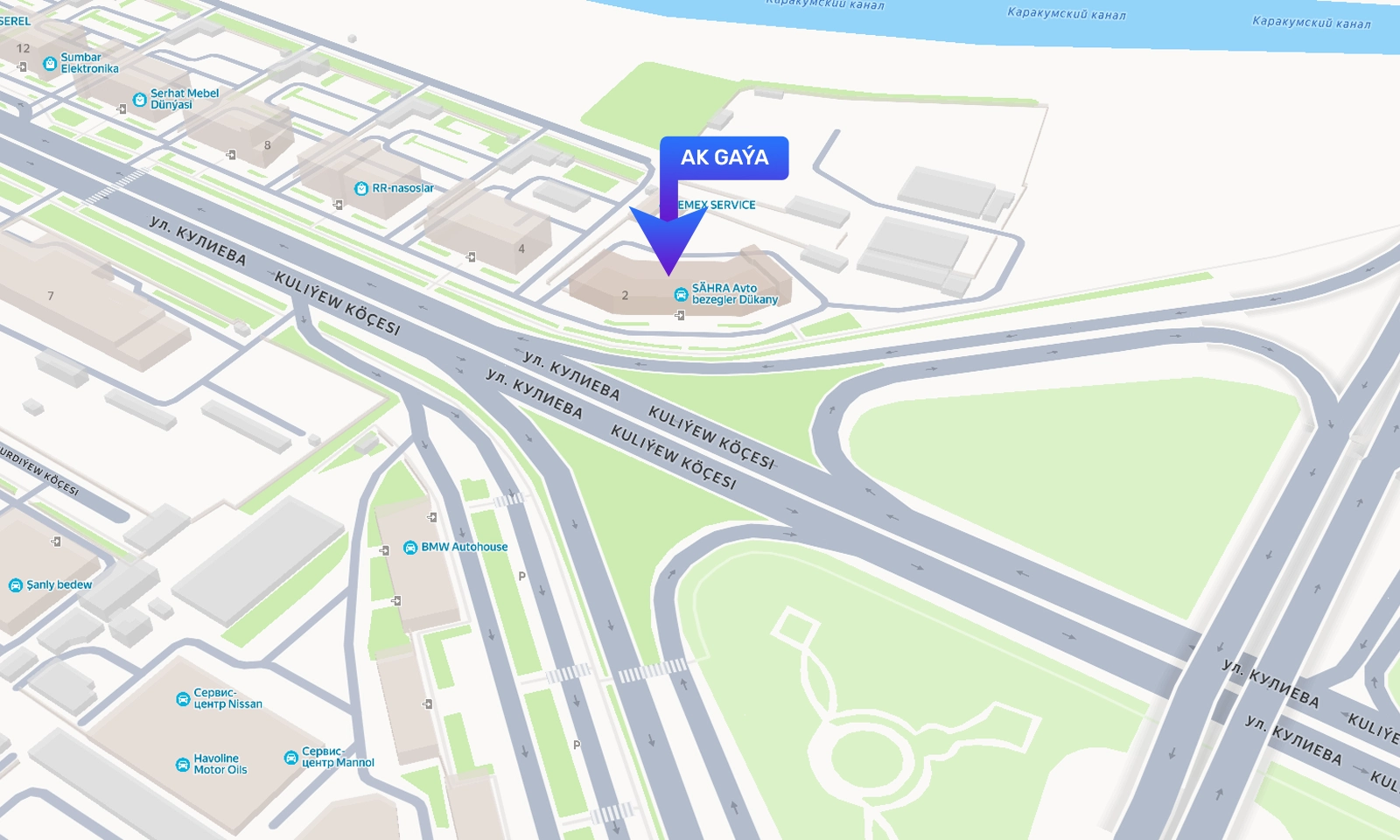 AKGAÝA Map Location