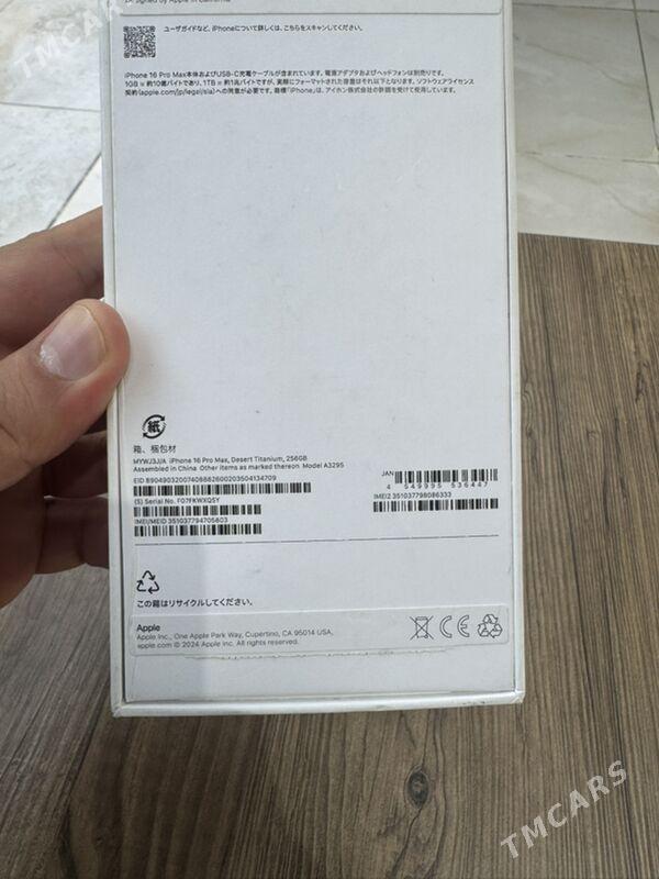 iPhone 16 Pro Max 256gb - Ашхабад - img 2