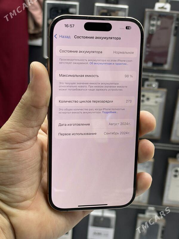 IPhone 16 pro 256/98 2 sim - Ашхабад - img 3