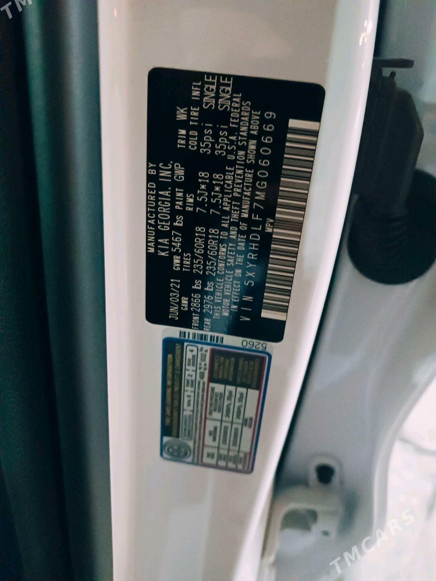 Kia Sorento 2021 - 420 000 TMT - "Алтын Асыр" Гундогар базары ( Толкучка) - img 8