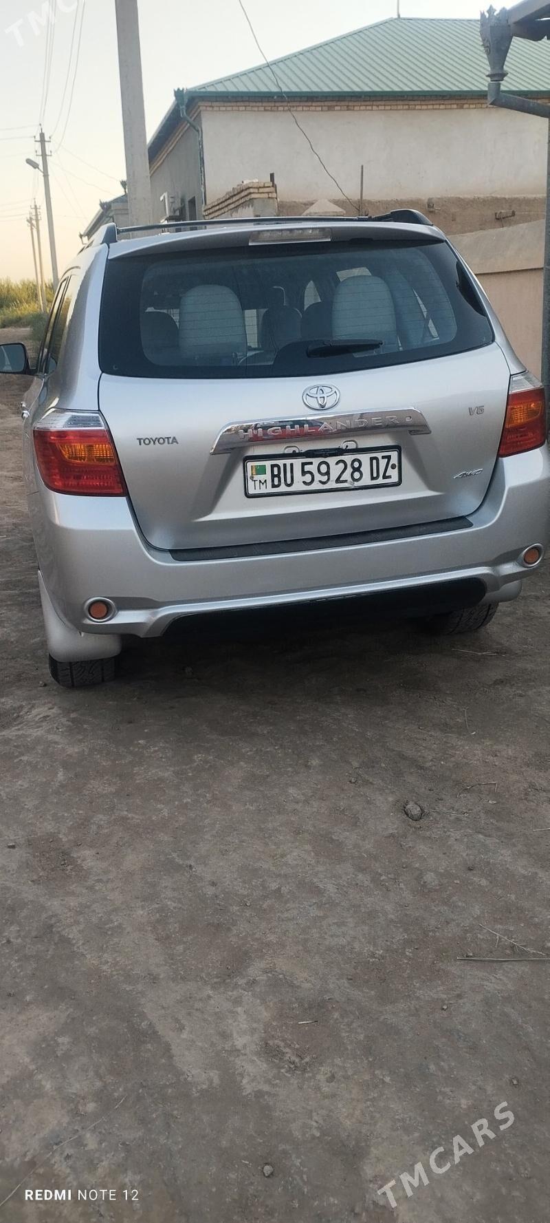 Toyota Highlander 2008 - 300 000 TMT - Гурбансолтан Едже - img 4